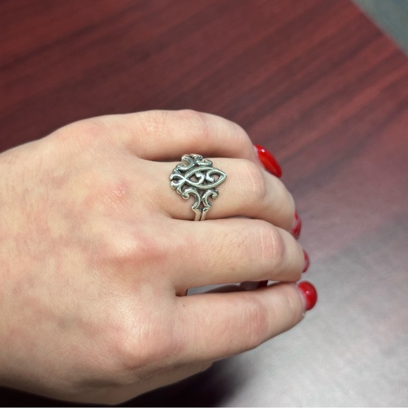 JAMES AVERY RETIRED Scrolled Ichthus Ring - Picture 5 of 5